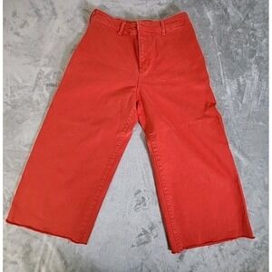 Universal Thread Jeans Womens 12 Red Sailor‎ Wide Leg High Rise Streetwear
